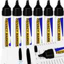 Fuyoooo 6 Pack Secure Marker Redacting Pen Privacy Blackout Marker Security Redaction Pen for Blacking Out Private Information Confidential Forms Sensitive Documents Mailing Addresses