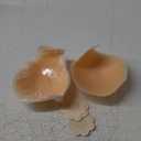 Bontierie 2025 Added Lift Seamless Nipple Covers Ultra-Thin Push up Sticky Pasties Women Adhesive Bras (Large, Nude)