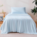 Cooling Sheets - BreezeWeave 4 PC King Size Cooling Bed Sheets for Hot Sleepers & Deep, Cool Rest - Cloud Soft, Silky Smooth, 16 in Deep Pocket, Ultra Durable 