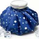Reusable Ice Pack for Injuries & Pain Relief, 9 Inch Snowflake Design Hot & Cold Therapy Pack, Leak-Proof Ice Bag for Muscle, Joint Pain & Swelling, First Aid, Sports & Home Use