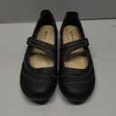 TALENAVA Women's Comfortable & Lightweight Leather Mary Jane Flats Versatile Business Casual Dress Shoes Work Office Cute Stylish Everyday Walking Shoes 8,5, Black 