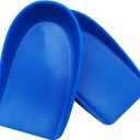 2 x Silicone Heel Cups for Heel Pain Relief - Heel Supports for Heel Bone spur Pain Relief, Men Women Plantar Fasciitis (Pair, L Women 9.5-12.5 / Men 8.5-11.5)