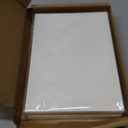 Geosar 100 Sheet Linen Cardstock 5 x 7 Invitation Cardstock Heavyweight Printer Paper 92lb 250gsm Index Cards for Printer Cover Postcards Blank Flash Note Greeting (Beige)