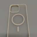 FLOLAB Surtect Tri-Fusion Magnetic for iPhone 16 Pro Case Protective Slim Design Magsafe Compatible Military Grade - White Clear