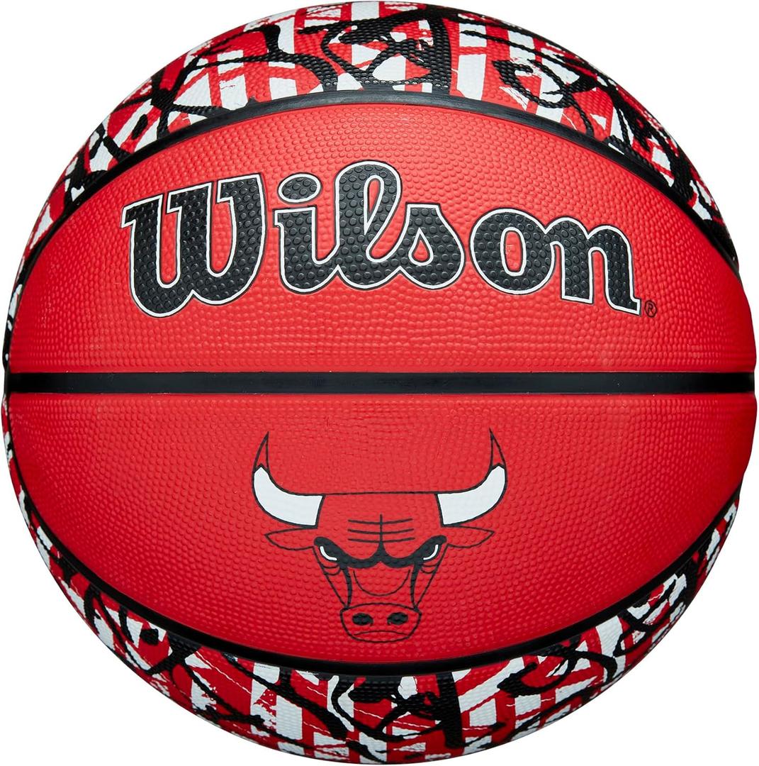 WILSON NBA Team Graffiti Basketballs - Size 7-29.5"