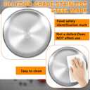 304 Stainless Steel Plates and Bowls Sets - 9 Inch Metal Camping Plates Reusable 20oz Steel Snack Bowls Feeding Serving Dinner Dishes for Adult Girls Boys