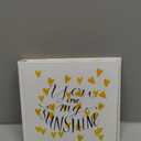 My Sunshine Yellow Heart Photo Album, Holds 120-4"x6" Photos (9.25" X 8.75" X 1.25")