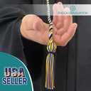 Endea Graduation Single Honor Cord Three-Color (Royal Blue/Gold/White)