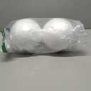 Large Styrofoam Balls 8 Inch,2PC White Foam Balls for Crafts, Giant Foam Balls Smooth Solid Round Balls for Arts and Craft Project as Christmas DIY Ornaments (Styrofoam Balls 8in-2pc)