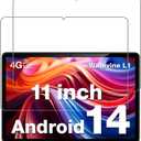 [2 Pack] Screen Protector for DOOGEE T30E 11 Inch Tablet Android 14 Tablets,Tempered Glass Film Compatible with T30E 11 Inch 2024 Anti- Scratch Sensitive Dropproof Screen Protector