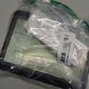 WallarGe Atomic Clock with Indoor Outdoor Temperature - 8.5'' Digital Clock Battery Operated, Self-Setting, 4 Time Zones, DST