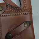 XYJ Leather Sheath for Butcher Knife, Wide Blade Kitchen Knives, Practical Soft Leather Knife Sheaths, Belt Loop, Portable Carrying Out, Blade Protector Case, Knife Sleeve