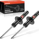A-Premium Front Shock Absorbers Compatible with Audi A4 2009-2016, A4 Quattro 2009-2016, Q5 2009-2017, A5 2010-2014, A5 Quattro 2008-2017, S4 2010-2016, S5 2008-2017