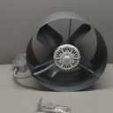 Gable Mount Power Attic Fan with Adjustable Thermostat, 15 Inch Attic Exhaust Fan, 1600 CFM, 1050 RPM, 4 Amp
