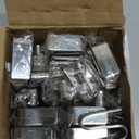 24 Pcs Connecting S Hook for Wire Shelf System, Wire Shelf S Pegboard Hooks for Racks Shelves Warehouses Shopping Malls Garden Places Shelving Accessories Tool (Steel Color)