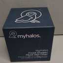 MyHalos Filtered Shower Head for Hard Water Filter - High Pressure, Removes Chlorine - Shower Head Filter for Hard Water Softener Showerhead, Easy Install, For Hair & Skin, Filtering (Black)