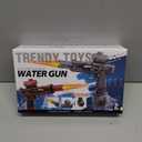 Automatic Electric Water Gun for Adults and Kids, Blue with LED Lights