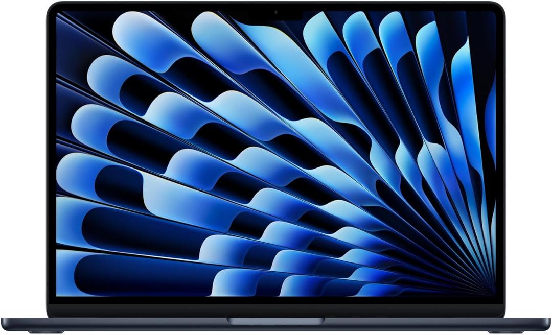 Apple 2026 MacBook Air 13-inch Laptop with M5 chip: Built for AI, 13.6-inch Liquid Retina Display, 24GB Unified Memory, 1TB SSD, 12MP Center Stage Camera, Touch ID, Wi-Fi 7; Midnight
