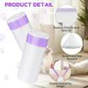 Liner Bags Compatible with Litter Box,Heavy-Duty and Durable Replacement,Litter Box 4 Accessories Compatible with for Hassle-Free Care,3 Rolls(63PCS)