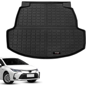 Cargo Mats for 2020 2021 2022 2023 2024 2025 2026 Toyota Corolla Sedan Trunk Liner All-Weather TPE Protection Mat (Not for Corolla Cross & Hatchback)(for 2020-2026 Toyota Corolla Cargo Liner)