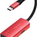 Audio Interface for Guitar, 24bit/192kHz USB C Guitar Interface for Recording, Pocket Microphone Interface compatible with iPhone, iPad, Mac and PC