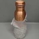 Copper Water Bottle - 34oz - Handcrafted Ayurvedic 100% Pure Copper Water Bottle for Drinking |Men & Women| Leak-Proof Lid BPA Free Non-Insulated & Eco Friendly with Premium Quality for Sport & Travel