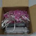 Mudder 13 FT 40 LEDs Cherry Blossom Flower String Lights for Bedroom, Pink Fairy Lights USB and Battery Operated Decorative String Light Indoor Outdoor(1 Pack)