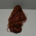 yuehong Long Ginger Wavy Women Big Bouffant Wig Beehive 60s 70s Cosplay Costume Wig Resistant Synthetic Fibers Fluffy Durable Soft Hair, Ginger Beehive Wig