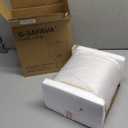 20.25" Small Single Table Lamp for Bedroom Modern Ceramic Nightstand Lamp Farmhouse Bedside Lamp Boho Living Room Lamp White End Side Table Lamp