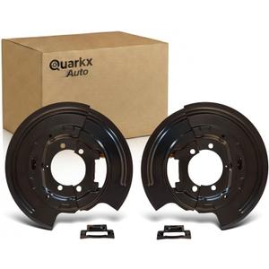 Rear Backing Plate Split Brake Dust Shield Set, Compatible with Jeep Liberty 2003 2004 2005, for Jeep Wrangler 2003-2006, Replaces 52128414AC, No Axle Removal Required