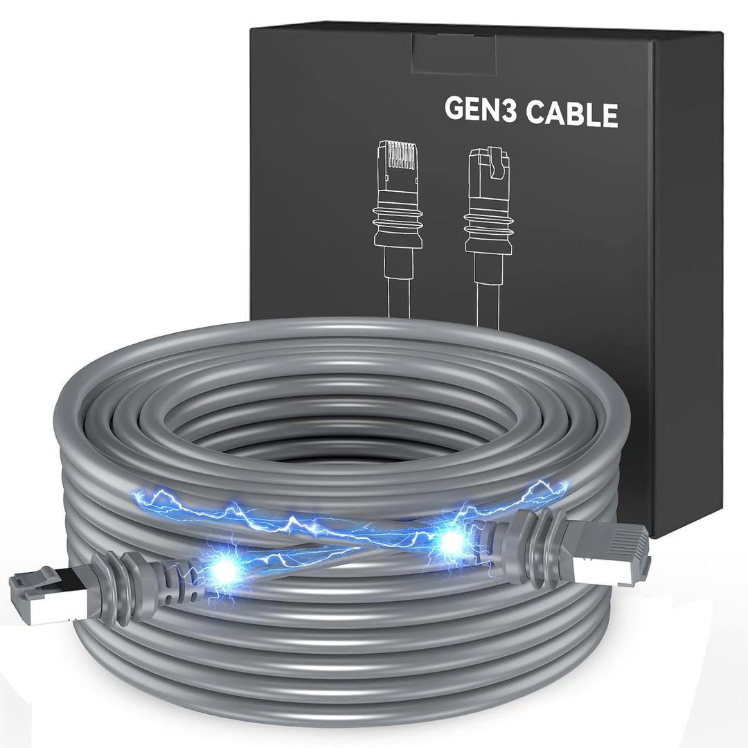 MOTITO Starlink Gen 3 Cable for Starlink Standard V3, Replacement Extension Cable Waterproof Satellite Starlink Standard Generation 3 75FT