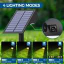 WENATY Solar Lights Outdoor Waterproof IP65, [12 Pack/4 Modes] Spot Solar Light for Outside, Dusk to Dawn LED Solar Powered Yard Garden Landscape Lighting Spotlights for Path Patio Walkway, Warm White