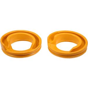 X AUTOHAUX 2 Pcs Yellow Rear Lower Suspension Coil Spring Insulator No.13322648 for Buick Regal Base GS Premium 2.0 2.4 2014-2017