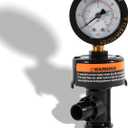 98209800 High Flow Manual Relief Valve/Air Relief Manual Valve Assembly with Pressure Gauge, Replacement for Pool and Spa Filter (1 PACK-98209800)