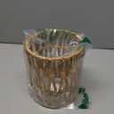 1 Pack Rattan Lamp Shade Small, Boho Mini Lamp Shades Replacement, Vintage Hanging Light Shades, Cylinder Woven LampShades for Floor Lamps Pendant Light Chandelier Wall Sconces Light Fixture Shades