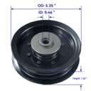 532196104 Idler Pulley with 539132728 Idler Pulley and 532177968 Idler Pulley Replaces 532197380, 197380, 196104, 589766102, 589766101, 539131148, 539112196, 177968, 532193197, 177968