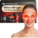 INIA Red Light Therapy Eye Mask for Under Eye Treatment & Rejuvenation - Skincare Device for Dark Circles, Wrinkles, Forehead Lines, Crow's Feet