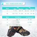Ice Snow Cleats Crampons with 10 Tungsten Spikes with Reflective Strips for Shoes and Boots Anti Slip Traction Cleats for Running Walking, Footwear for Men Women M/L/XL