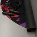 Cheete Jump Rope Mat Large Rubber Exercise Mat Indoor Outdoor Shock Absorbing Mat Non-Slip Oval Design for Floor & Rope Protection, Workout Mats for Home Gym Flooring (Purple)