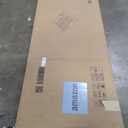 Merax Full Size Velvet Bed Frames Upholstered Grounded Bed, Wooden Mother & Child Bed with Bedside Desk and Little Round Stool, Kids Adults Bedroom Floor Platform Bed, Beige