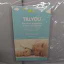 Tillyou Microfiber Breathable 4 Piece Crib Bumper, Gray