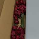 Letjolt Ranunculus Artificial Flower 18 Pcs Red Silk Ranunculus Wedding Bouquet Engagement Centerpieces Arrangements Bridal Shower Decorations Home Decor, Dark Red