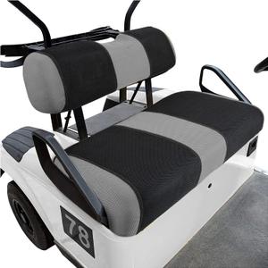 YUWEIDG0769 Universal DS Golf Cart Seat Covers Dress UP Older Golf Cart Durable Breathable Material Fit for Club Car DS, Easy to Install, Club CAR DS Front Seat Covers (Gray)