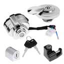 Ignition Switch Gas Cap Helmet Steering Lock Key Set Replacement for Honda Shadow VLX VT 750 400 600