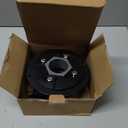 Shower Drain Base, 2-Inch ABS Shower Drain Flange, Shower Floor Drain Base Kits with Threaded Joints and Rubber Joints for 2 Inch Square/Linear Shower Drain Installation