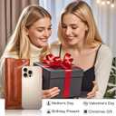 XEYOU Slim Card Wallet for Women Ultra Thin Synthetic Leather Womens Wallet RFID Blocking Credit Card Holder Bifold Clutch Long Ladies Billfold