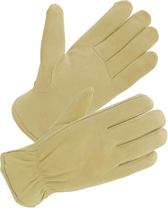 SKYDEER 3M Thinsulate Thermal Winter Work Gloves with Windproof Premium Genuine Deerskin Suede Leather (Unisex), L SKYDEER 3M Thinsulate Thermal Winter Work Gloves with Windproof Premium Genuine Deerskin Suede Leather (Unisex), L