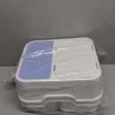 Blue Toddler Step Stool for Bathroom Sink, 2 Step Stool for Kids Kitchen Sink, Heavy Duty Stepping Stool for Toddlers Toilet Potty Training (2 Pack, White-Blue)