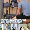 Gym Magnetic Phone Holder Mount for MagSafe Dual Magnet Magnetic Phone Mount All Metal, Strong Grip Phone Holder for iPhone 16 15 14 13 Pro Max, Compatible with Android, Gym Essentials