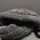 Heated Cat Bed Indoor, 20" Round Donut Deep Sleep Calming Heated Pet Beds for Cats and Small Dogs, Comfort Electric Thermal Cat Warming Bed with Adjustable Heating Pad, Washable and Indoor Use